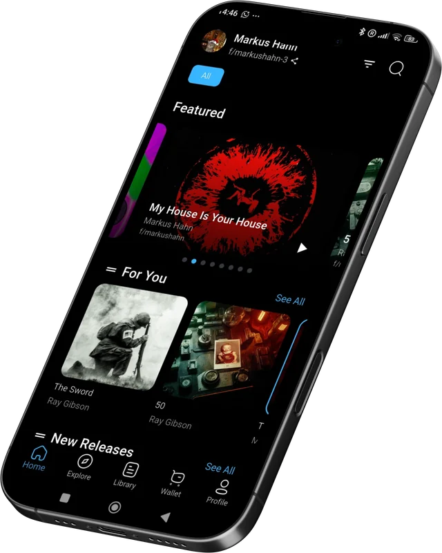 fjalla app - fair music streaming, artists earn 1.6 cents per stream